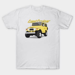 Land cruiser fj40 hardtop off road yellow T-Shirt